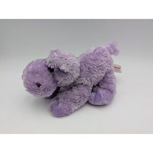 Aurora Purple Hippo Plush 6 Inch Stuffed Animal Toy